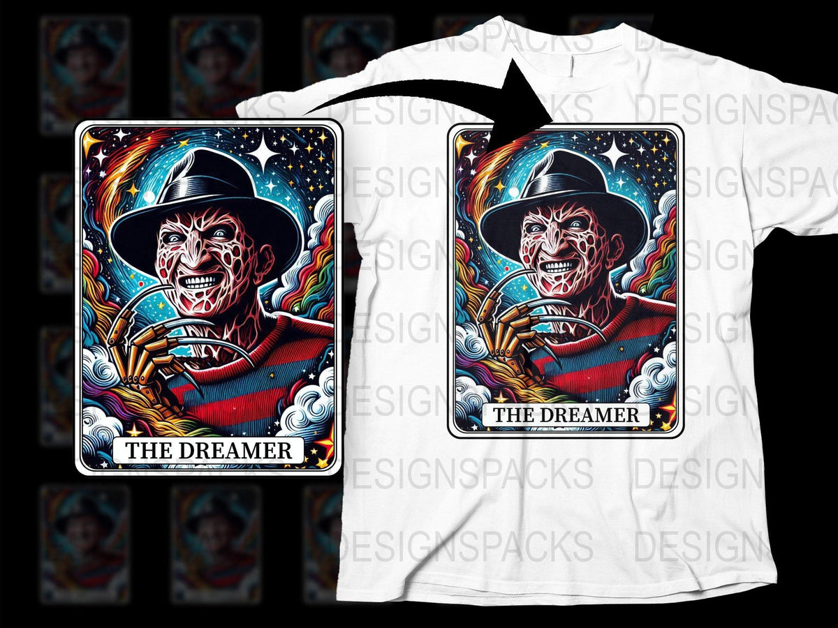 Vintage Clown Graphic T-Shirt, The Dreamer Colorful Art Tee, Unique Circus Style Shirt, Cool Men's and Women's Top