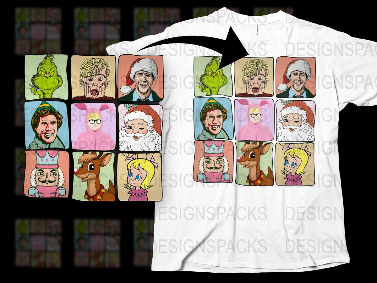 Pop Art Inspired Celebrity Caricature T-Shirt, Colorful Graphic Tee, Unisex Fashion Top