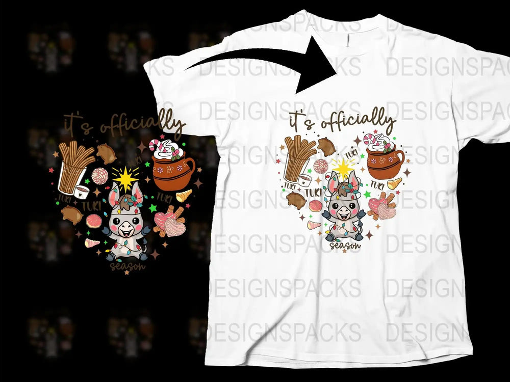 Fall Thanksgiving T-Shirt with Cute Cartoon Turkey and Autumn Graphics, Unisex Holiday Tee