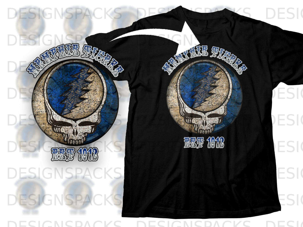 Anything Hicks EST 1012 Skull Design Shirt