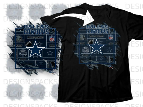 Dallas Cowboys NFL Star Logo Graphic T-Shirt