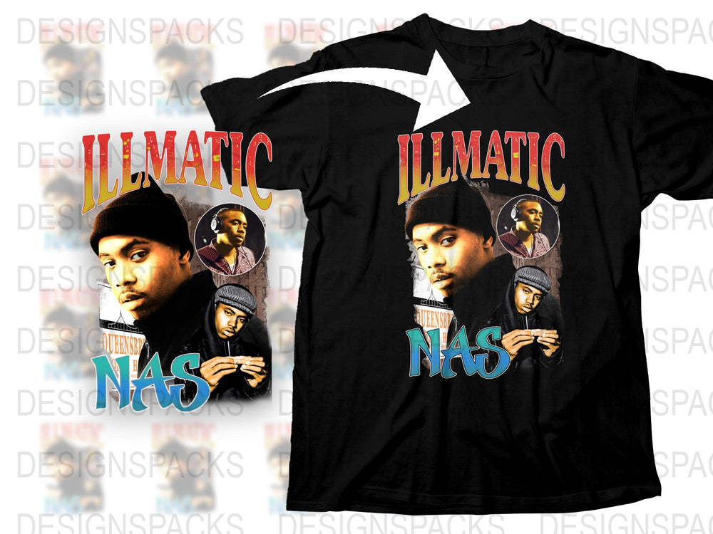 Vintage Hip Hop T-Shirt, Classic Rap Album Cover Design, Retro Music Fan Apparel