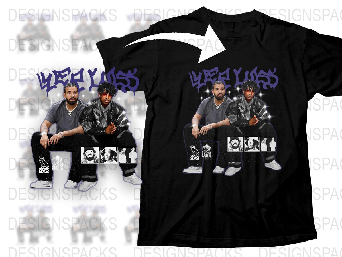Hip Hop Duo Graphic T-Shirt, Men's Fashion Tee, Urban Streetwear, Casual Black Shirt with Celebrity Rap Print