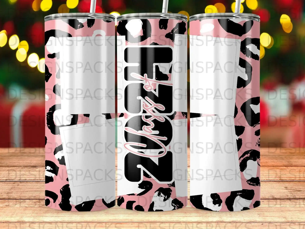 My 2024 Pink Leopard Print Skinny Tumbler product type