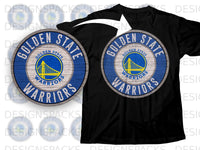 Load image into Gallery viewer, Golden State Warriors Logo Classic Round Shirt Design

