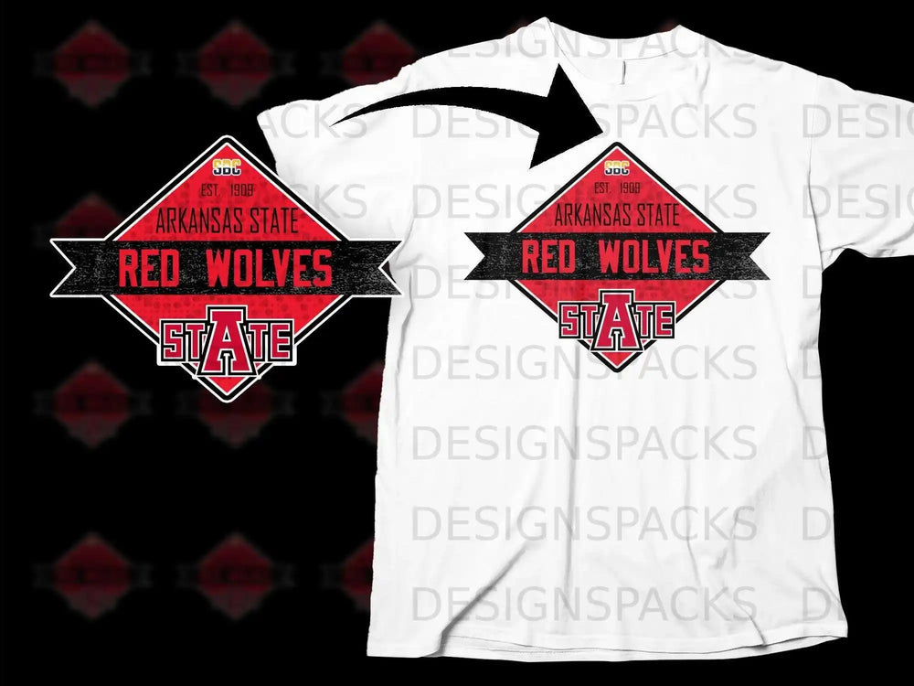 Arkansas State Red Wolves State SBC est 1909 t-shirt