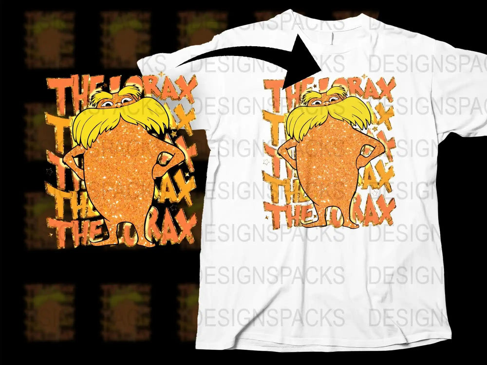 Vintage Lorax T-Shirt, Dr Seuss Inspired Environmental Unisex Cotton Tee, Orange Graphic Shirt