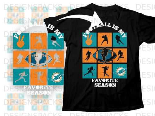 Football Is My Favorite Season Dolphins Players product type