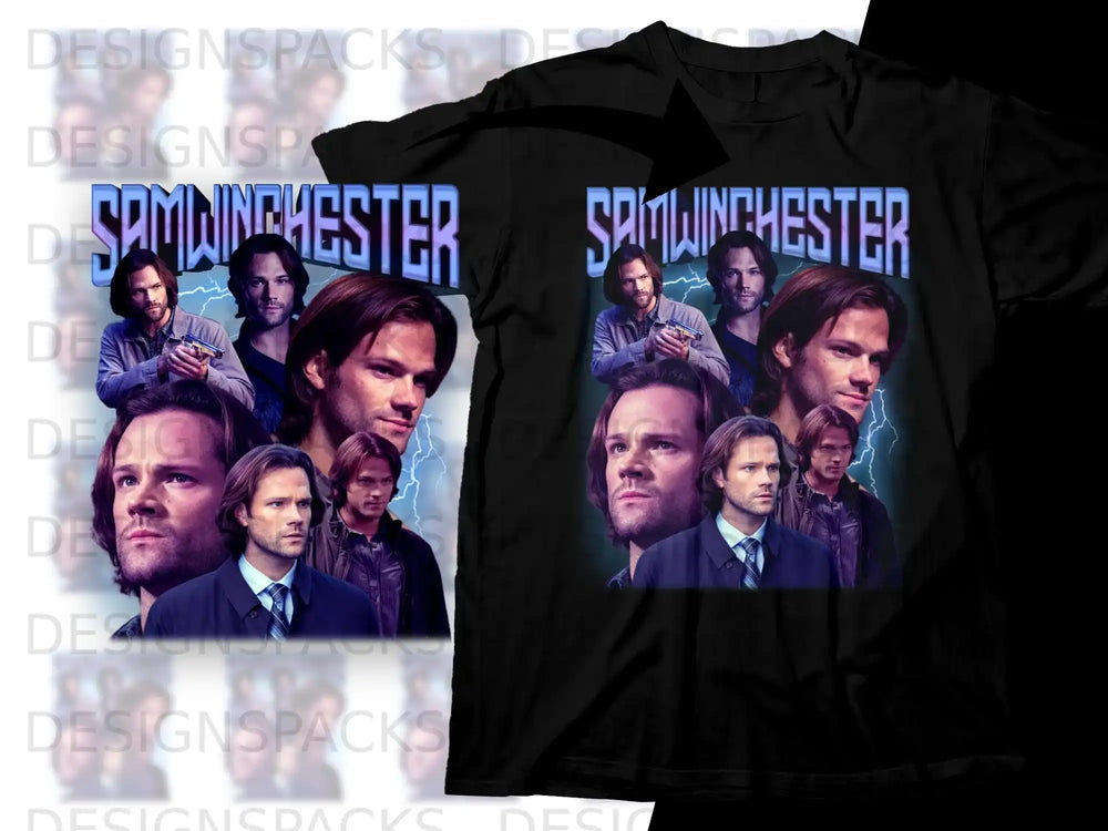 Supernatural Sam and Dean Winchester graphic tee.