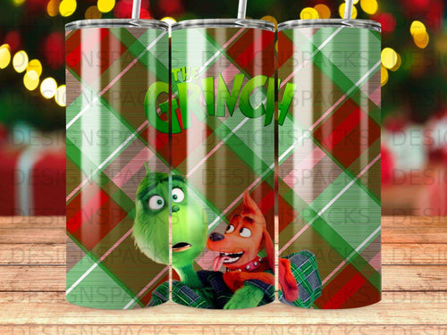 The Grinch Max Christmas Plaid Holiday Tumbler product type