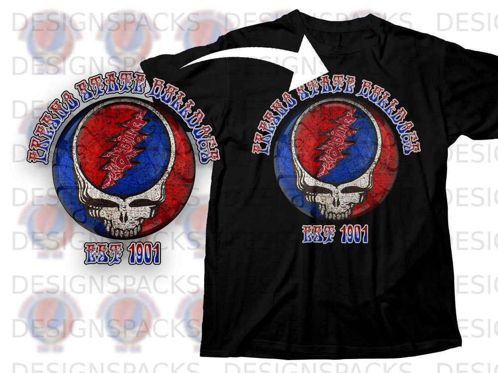 Ferraro State Bulldogs Est 1901 Graphic Skull Shirt
