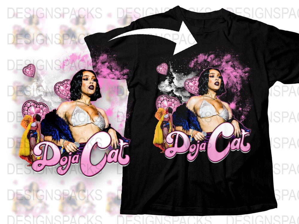 Colorful Pop Art Style Graphic T-Shirt, Vibrant Artist Fan Merch, Casual Fashion Top, Unique Design Tee