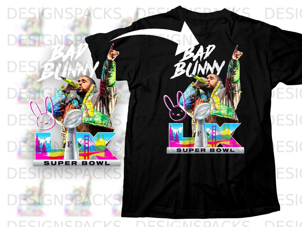 Bad Bunny Super Bowl LIV San Francisco themed product