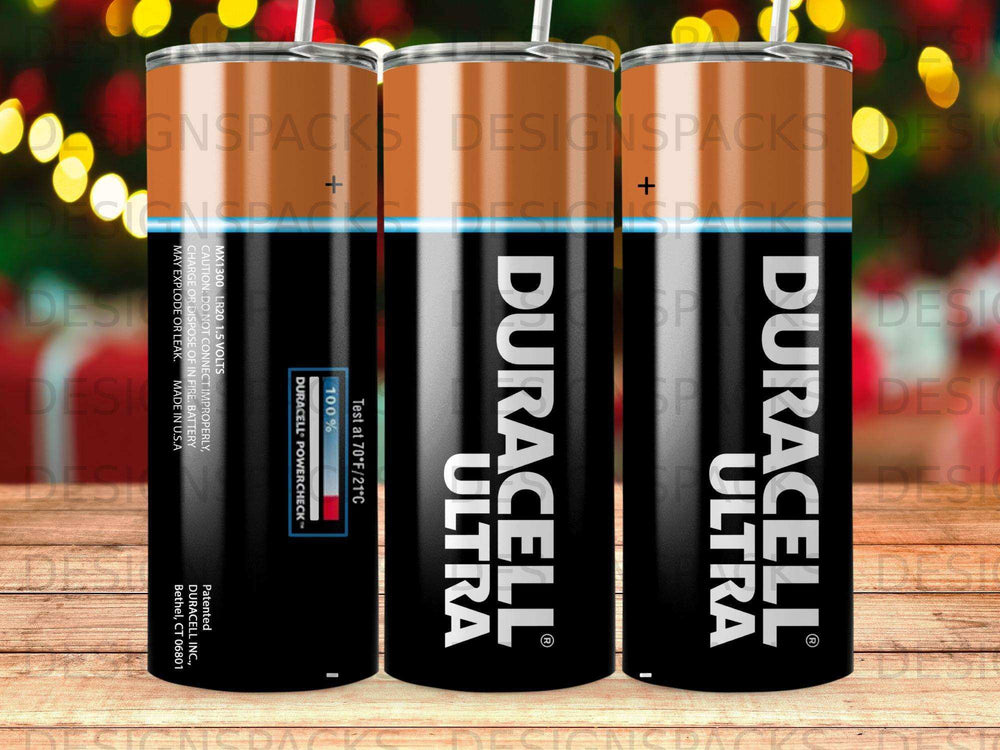 Duracell Ultra batteries with PowerCheck feature, two visible.