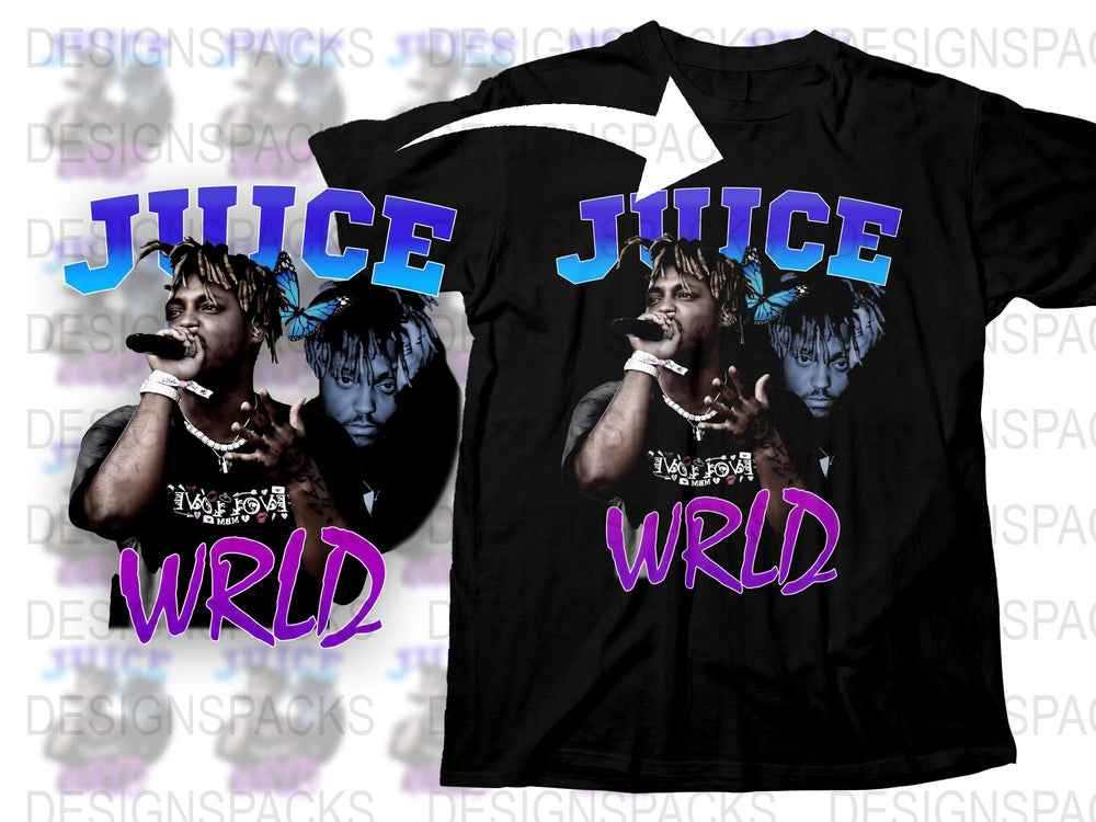 Juice WRLD Inspired Graphic T-Shirt, Hip Hop Tee, Music Fan Apparel, Trendy Streetwear, Unisex Fashion Top, Gift for Music Lovers