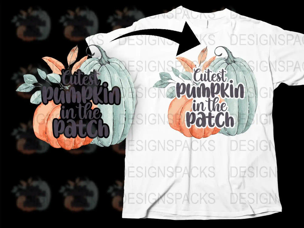 Cute Pumpkin in the Patch T-Shirt, Fall Seasonal Graphic Tee, Thanksgiving Outfit