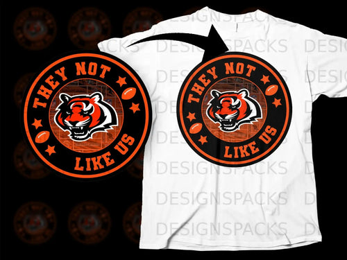 They Not Like Us Tiger Sports Team Graphic T-Shirt