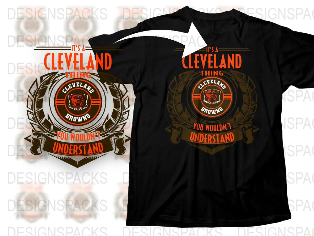 Cleveland Browns T-Shirt, It's a Cleveland Thing Slogan, Football Fan Apparel, Casual Game Day Wear