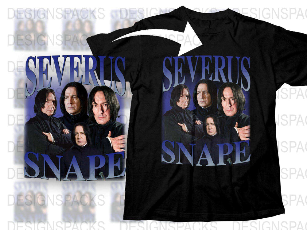 Severus Snape T-Shirt, Wizard Graphic Tee, Fantasy Movie Fan Gift, Unisex Magic Lover Apparel