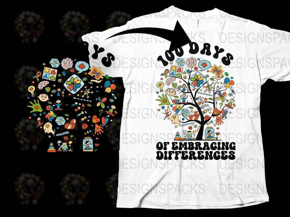 Colorful Diversity Themed T-Shirt, Inclusive Message, Embracing Differences Tee, Unisex Fashion Clothes, Unique Gift Idea