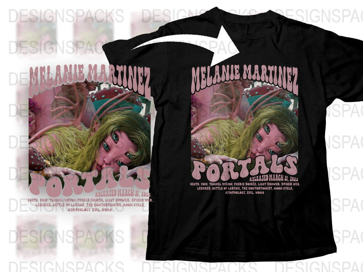 Melanie Martinez Cry Baby Album Art T-Shirt, Pop Music Fan Merch, Concert Tee