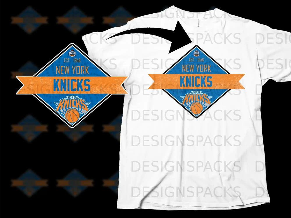New York Knicks Basketball Team Logo T-Shirt