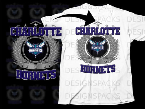 Charlotte Hornets Basketball Team Fan T-Shirt