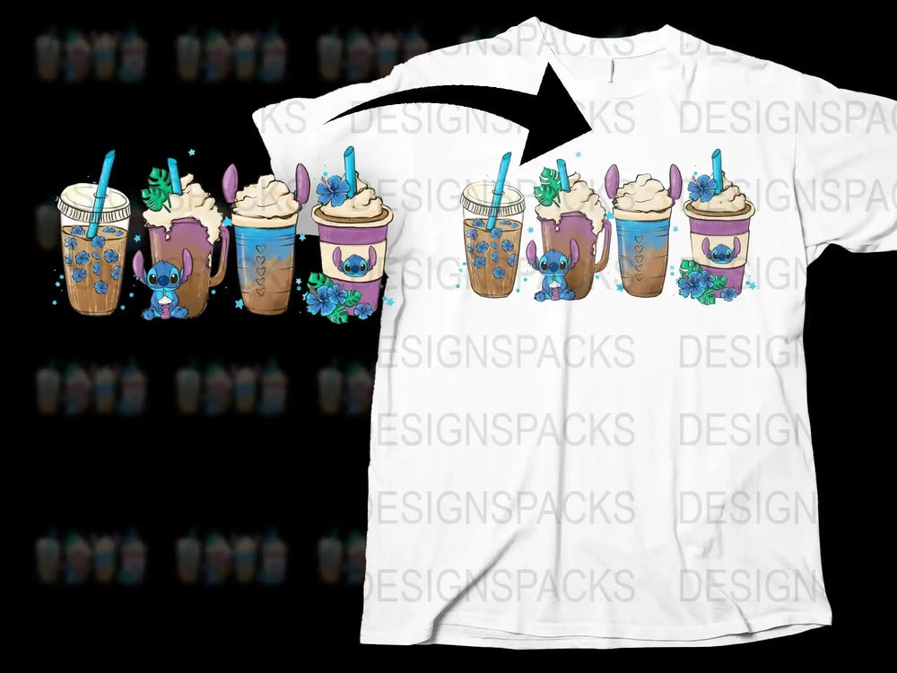 Cute Boba Tea T-Shirt, Kawaii Bubble Tea Graphics, Colorful Summer Drink Shirt, Cartoon Beverage Top, Trendy Casual Wear for All Ages