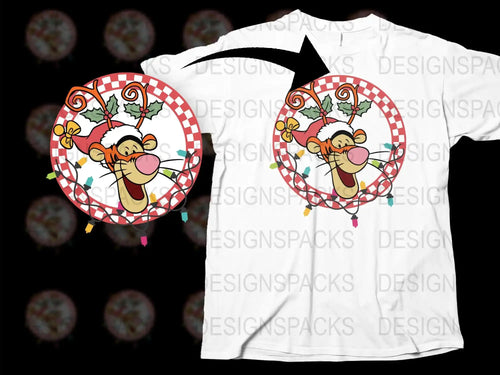 Playful Tiger T-Shirt for Kids, Cute Animal Graphic Tee, Unisex Children’s Clothing, Colorful Cartoon Design