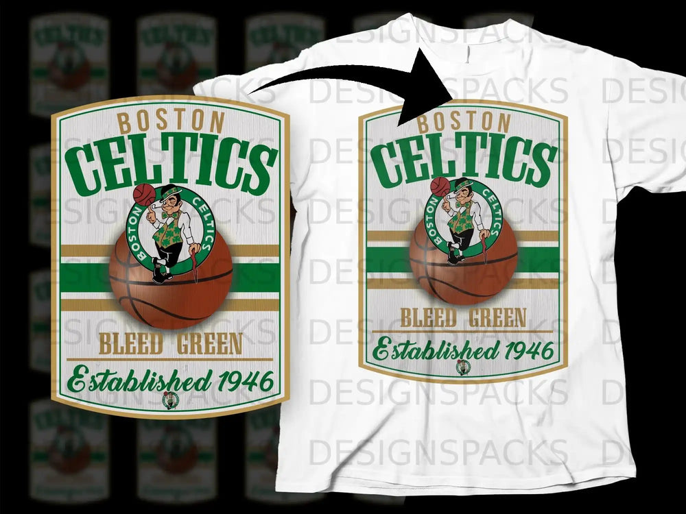 Boston Celtics Bleed Green Established 1946 Shirt