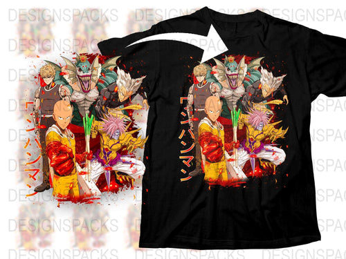 Anime Samurai T-Shirt, Colorful Warrior Design, Graphic Tee, Cool Manga Apparel, Unique Gift for Anime Fans