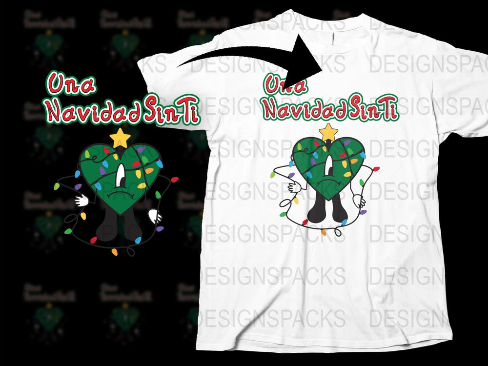 Festive Cactus Christmas T-Shirt, Holiday Lights Tee, Funny Christmas Cactus Shirt, White Cotton T-Shirt for Adults and Kids