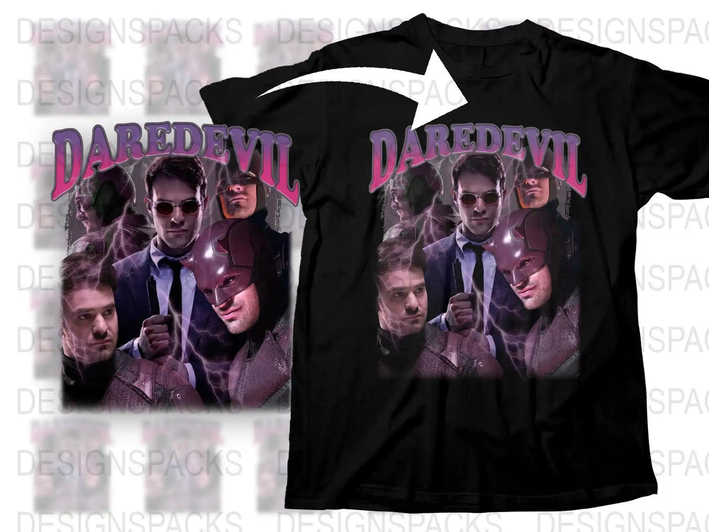 Daredevil T-Shirt, Marvel Superhero Graphic Tee, Matt Murdock, Men's and Women's Sizes Available