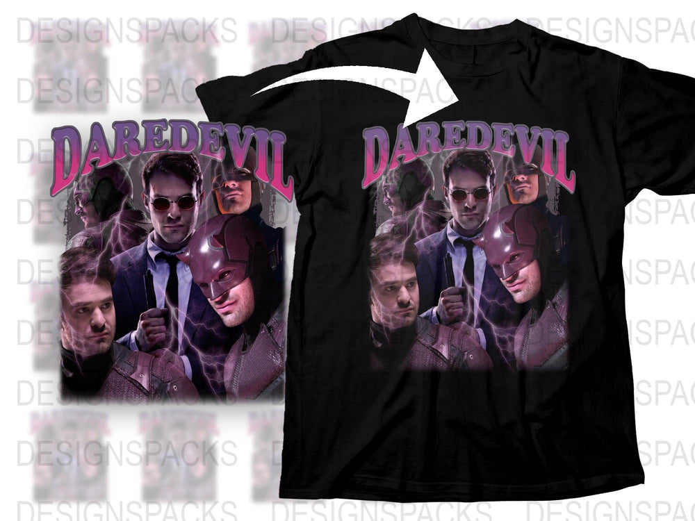 Daredevil T-Shirt, Marvel Superhero Graphic Tee, Matt Murdock, Men's and Women's Sizes Available