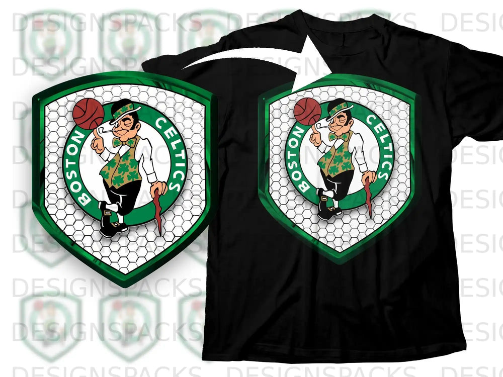 Boston Celtics Logo Graphic Tee for Sports Fans