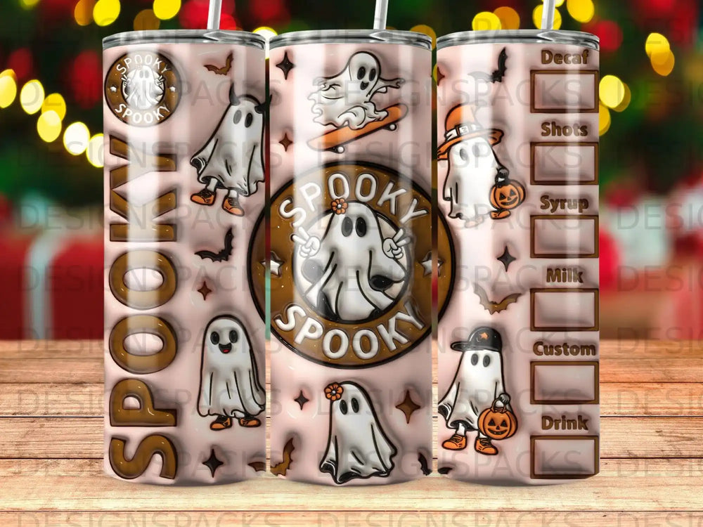 Spooky Cute Ghost Halloween Recipe Drink Design product type