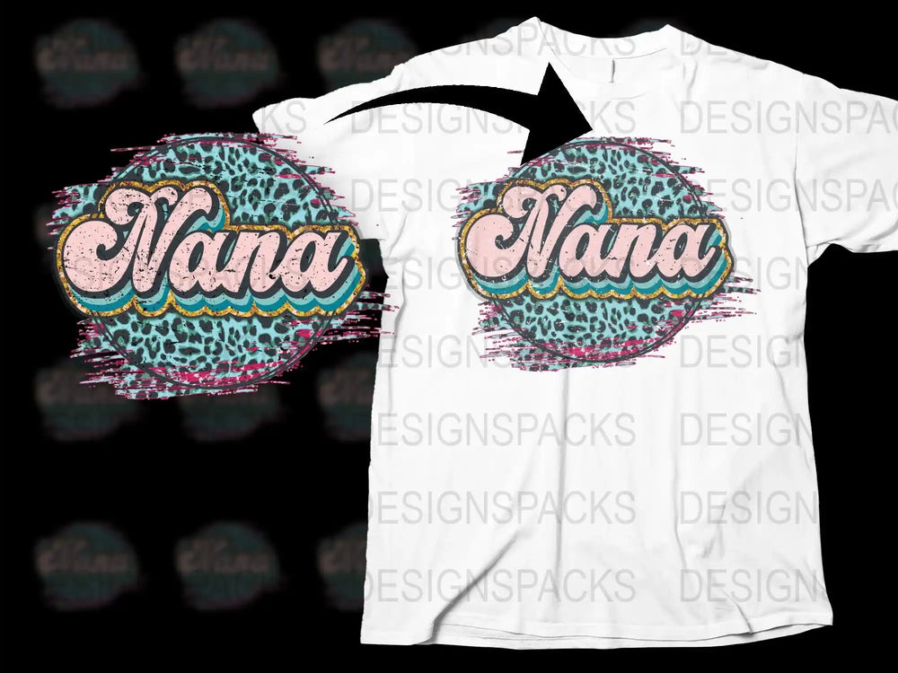 Mama Leopard Print T-Shirt, Trendy Animal Print Mom Tee, Cute Mother's Day Gift, Stylish Pink and Blue Top