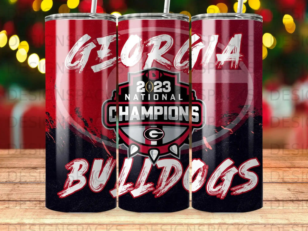 Georgia Bulldogs 2023 National Champions tumbler