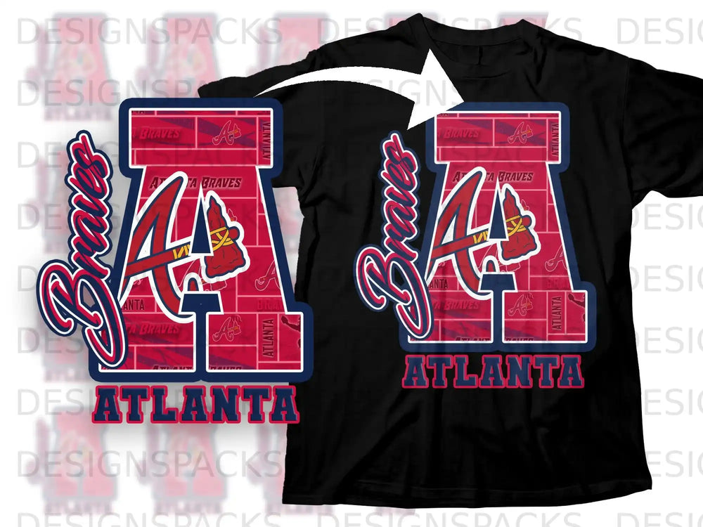 Atlanta Braves A Graphic Design T-Shirt