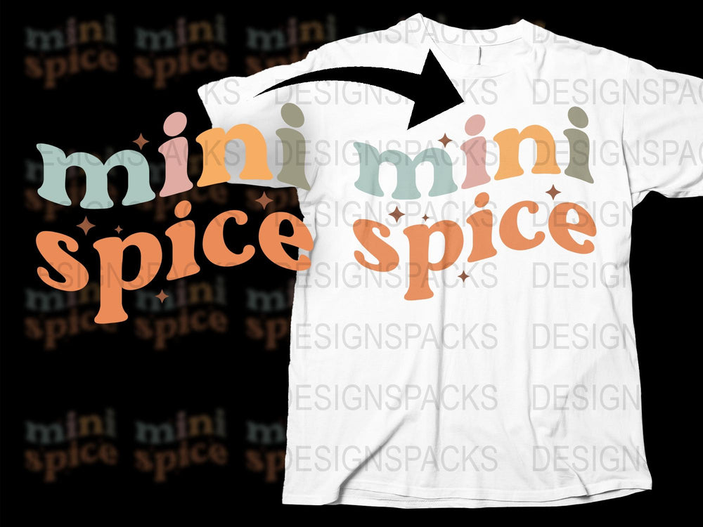 Trendy Minimal Spice Graphic T-Shirt, Modern Typography Design, Casual Streetwear, Unisex Fashion Tee