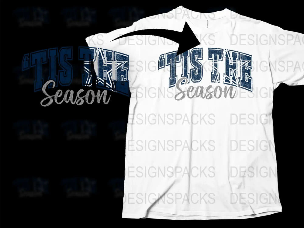 Tis The Season Holiday T-Shirt, Festive Christmas Graphic Tee, Winter Apparel, Unisex Cotton Shirt