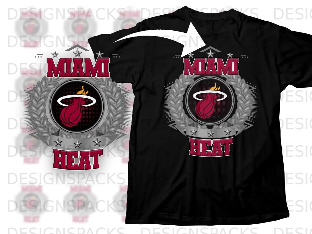 Miami Heat T-Shirt Basketball Fan Apparel