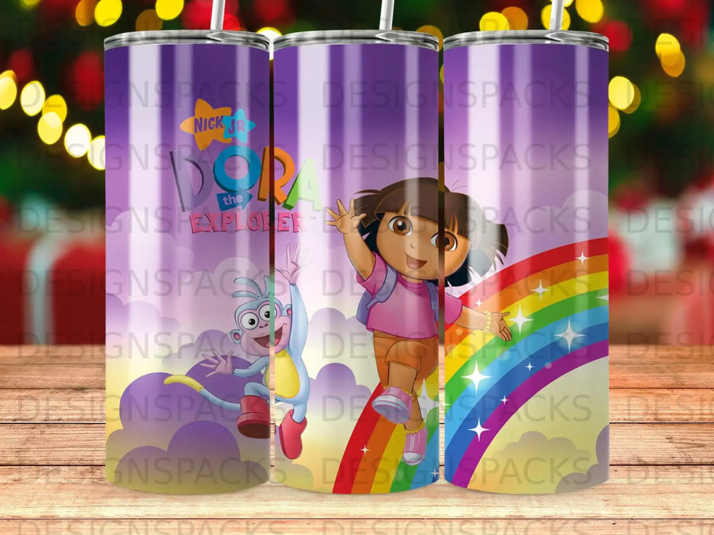 Nick Jr Dora the Explorer Boots Rainbow Tumbler product type
