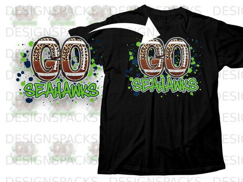 Black t-shirt with 