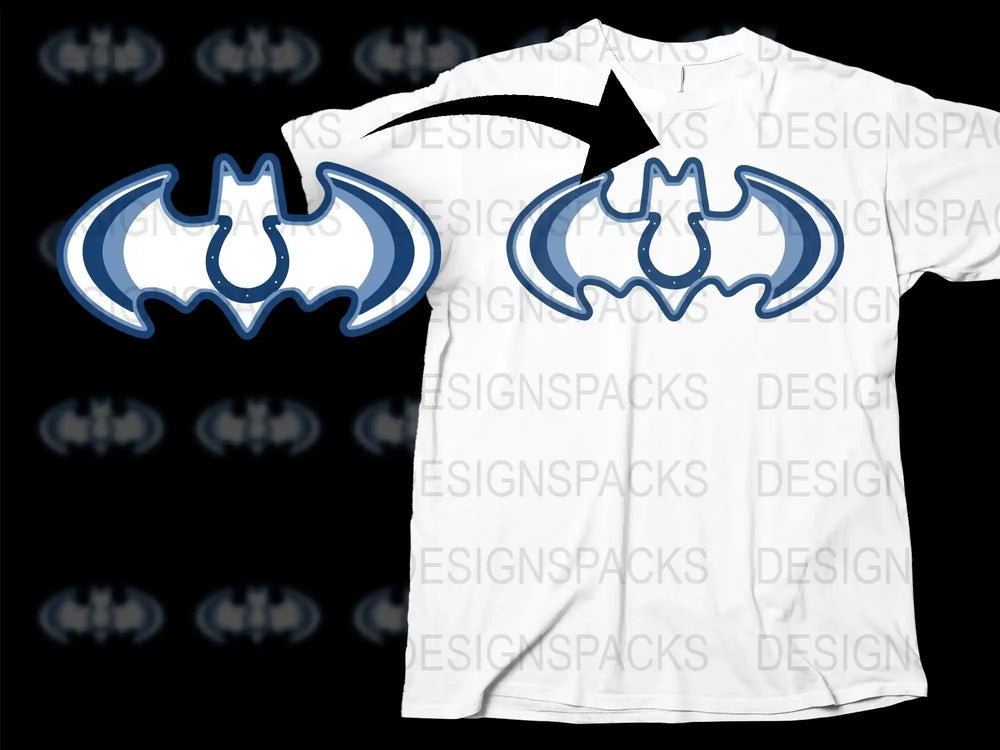 Batman Logo T-Shirt, Classic Superhero Emblem Tee, White Graphic Shirt for Comic Fans