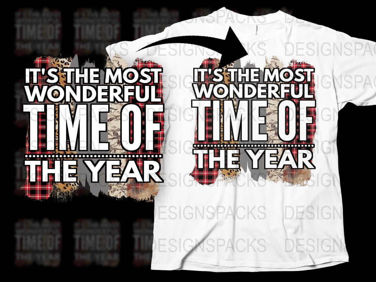 Wonderful Time of the Year Holiday T-Shirt, Christmas Festive Tee, Winter Season Graphic Shirt, Unisex Clothing Gift Idea