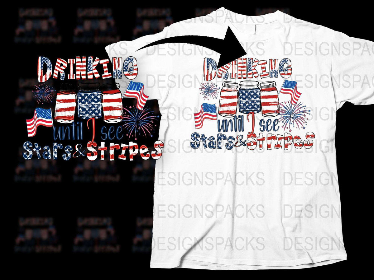 Patriotic USA Flag T-Shirt, 4th of July Stars Stripes Tee, American Pride Unisex Apparel