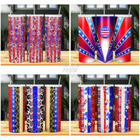 Load image into Gallery viewer, 10 4Th Of July Tumbler Wrap Bundle Jpg
