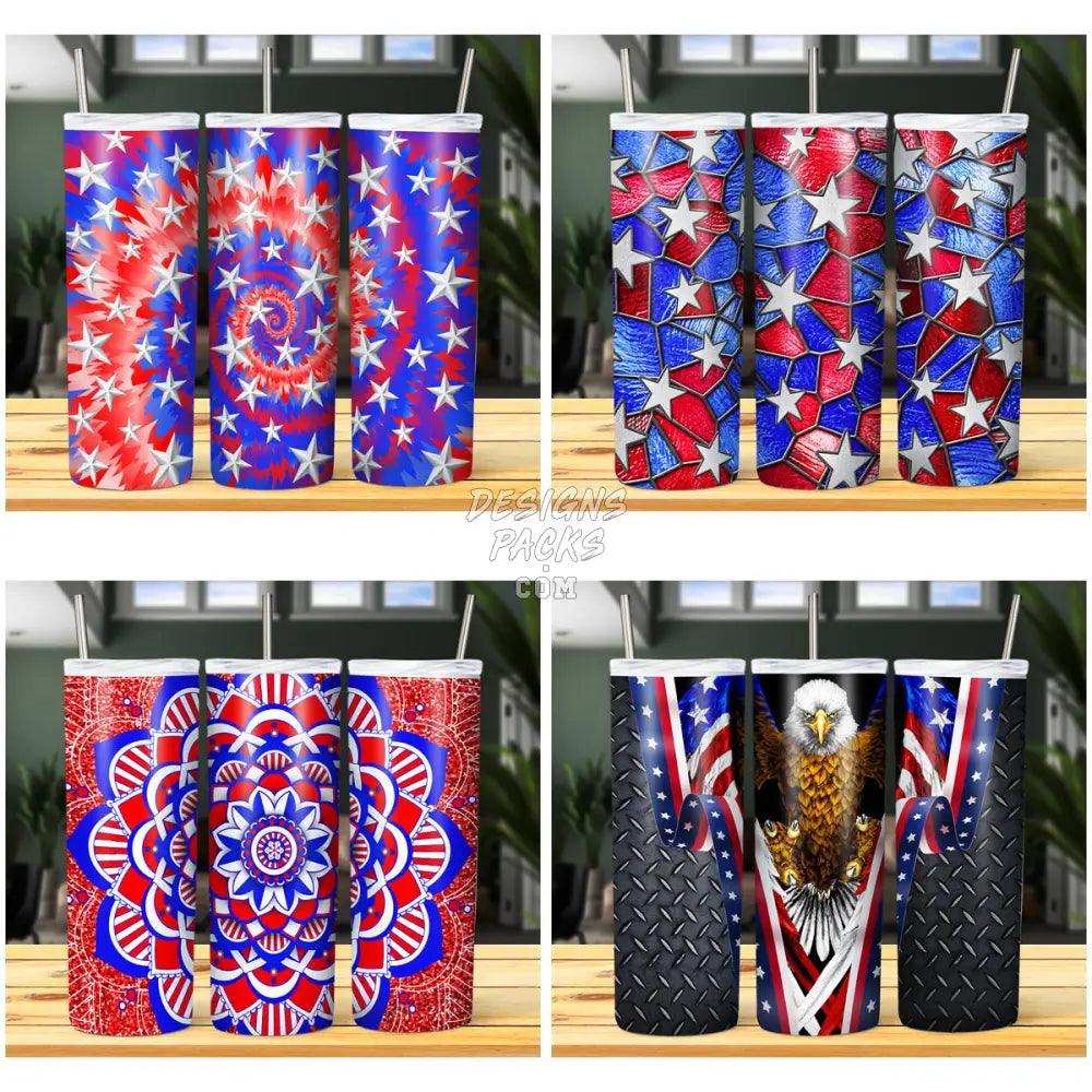 10 4Th Of July Tumbler Wrap Bundle Jpg