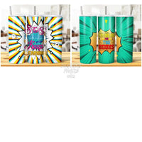 Load image into Gallery viewer, 10 Comic School Quotes Tumbler Wrap Bundle Jpg
